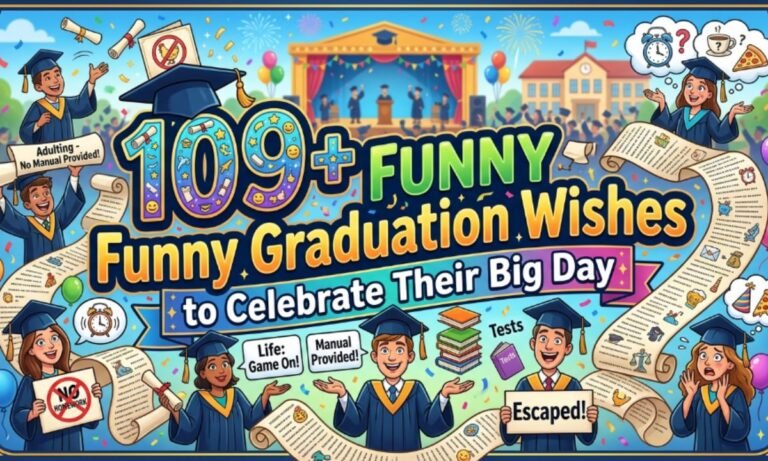 109+ Funny Graduation Wishes to Celebrate Their Big Day