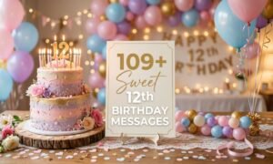 109+ Sweet 12th Birthday Messages for Your Tween