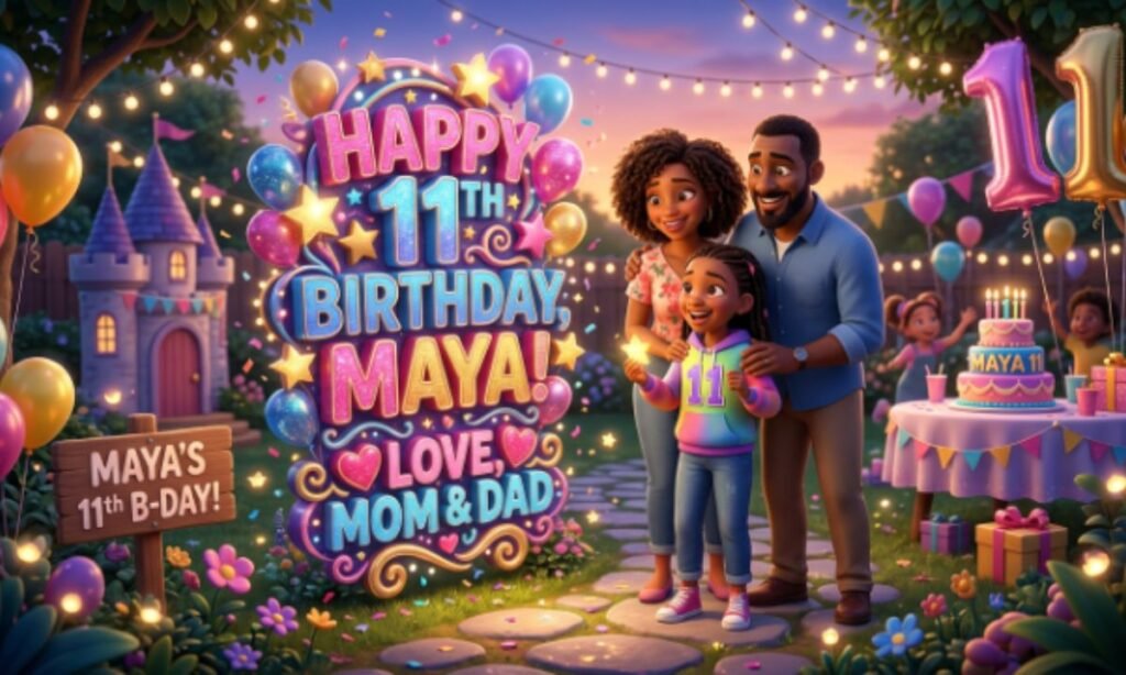 11th Birthday Wishes From Parents