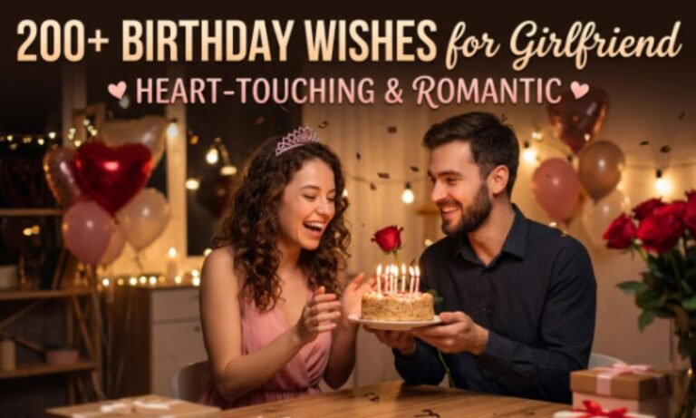 200+ Birthday Wishes for Girlfriend Heart-Touching & Romantic