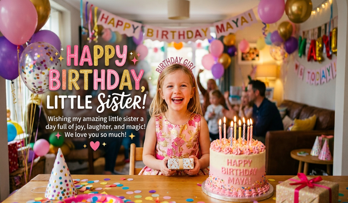 Birthday Wishes for Little Sister