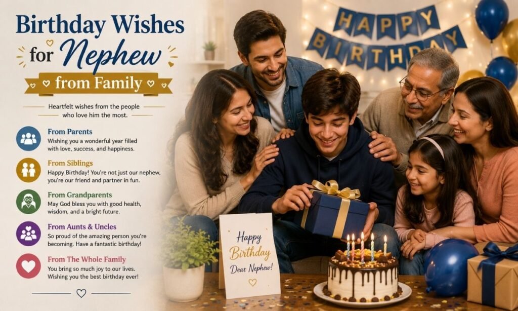 Birthday Wishes for Nephew from Family