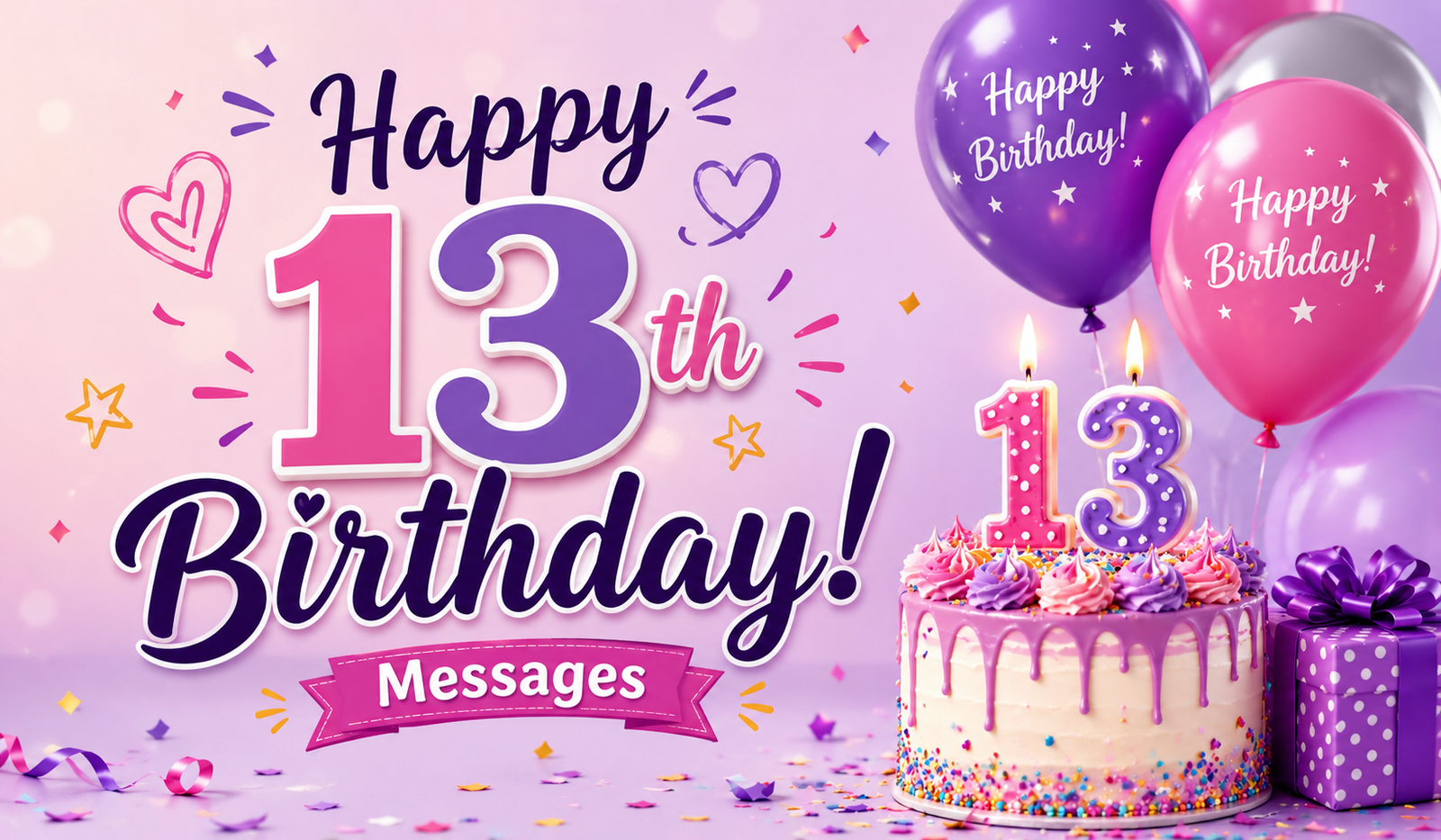 Happy 13th Birthday Messages
