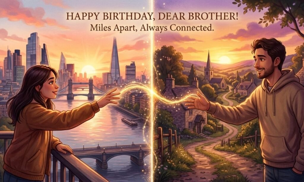 Long-Distance Birthday Wishes for Brother Forever