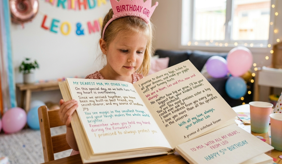 Long Emotional Birthday Messages for Sister
