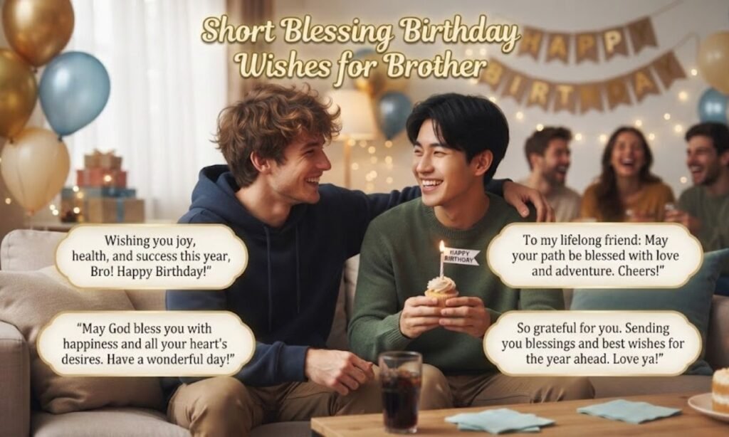 Short Blessing Birthday Wishes for Brother