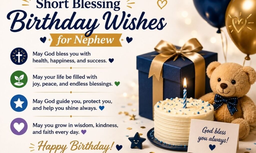 Short blessing birthday wishes for nephew