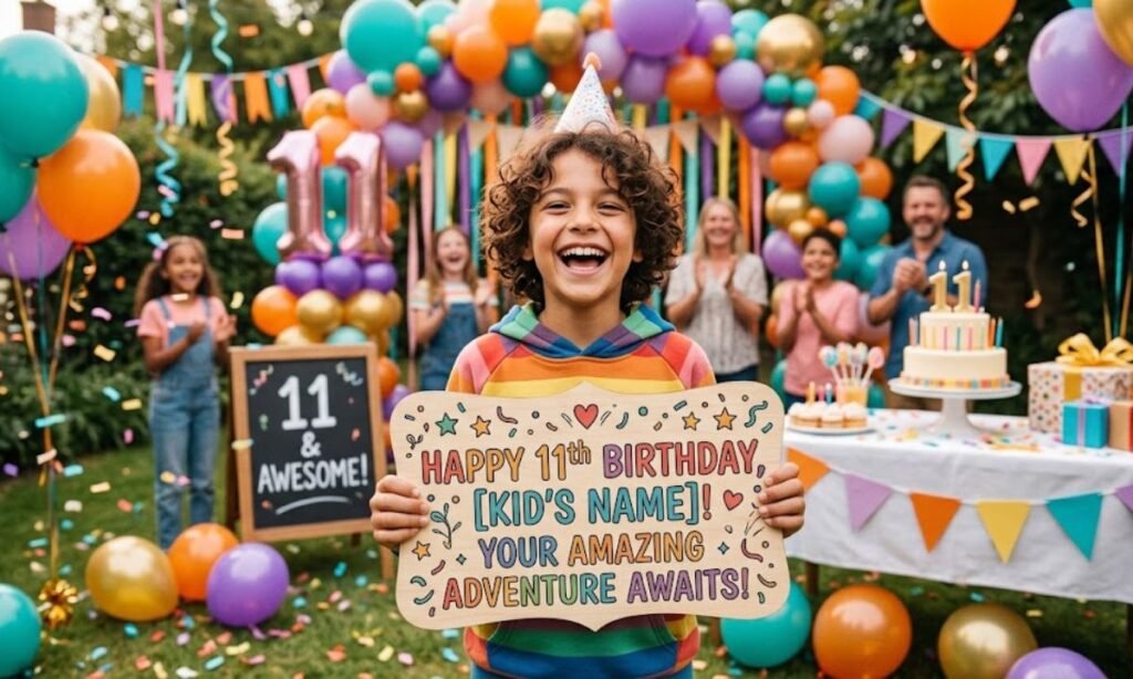 Special 11th Birthday Wishes for Your Amazing Kid 