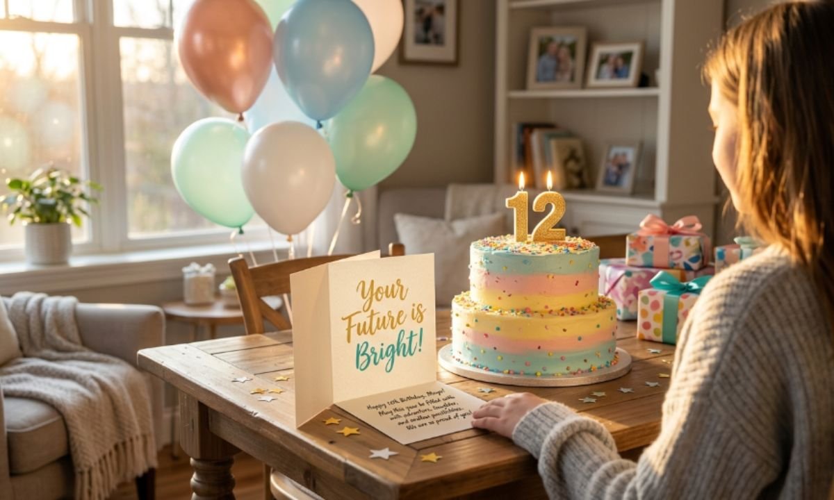Sweet 12th Birthday Messages Bright Future Wishes