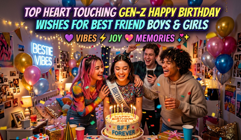 Top Heart Touching Gen-Z Happy Birthday Wishes For Best Friend Boys & Girls