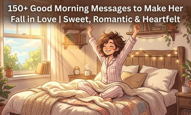 150+ Good Morning Messages to Make Her Fall in Love Sweet, Romantic & Heartfelt