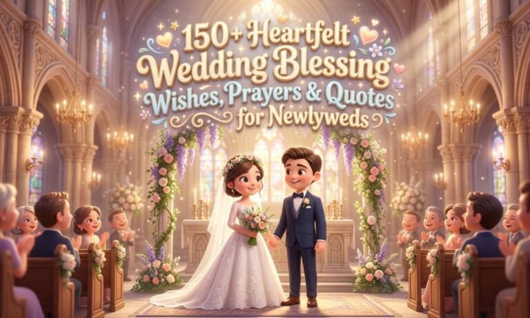150+ Heartfelt Wedding Blessing Wishes, Prayers & Quotes for Newlyweds