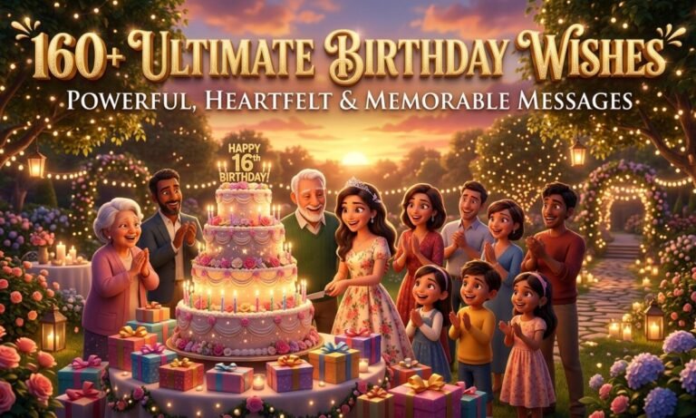 160+ Ultimate Birthday Wishes Powerful, Heartfelt & Memorable Messages