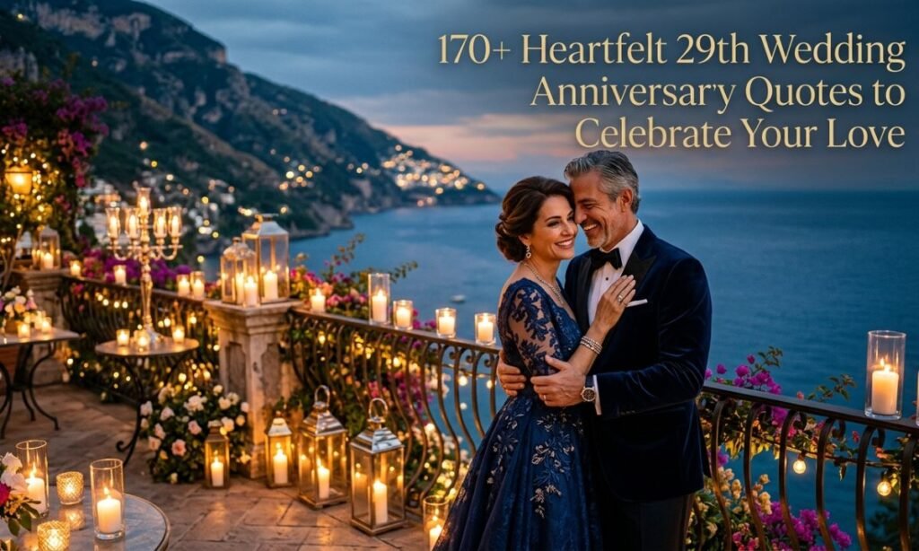 170+ Heartfelt 29th Wedding Anniversary Quotes to Celebrate Your Love
