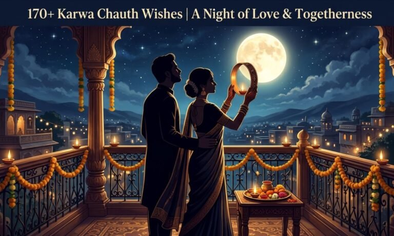 170+ Karwa Chauth Wishes A Night of Love & Togetherness
