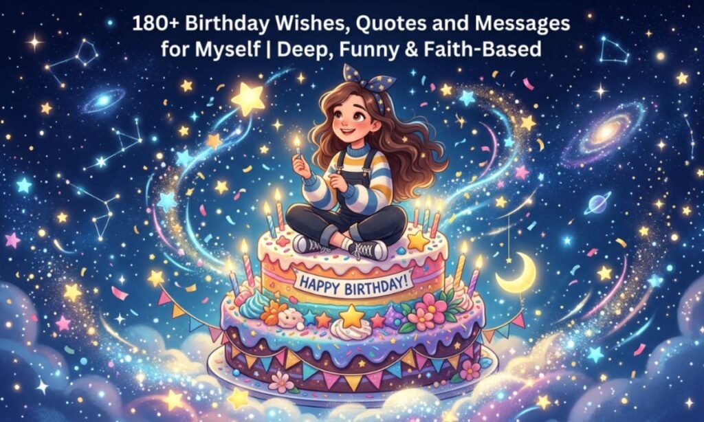180+ Top Birthday Wishes, Quotes and Messages for Myself Deep, Funny & Faith-Based