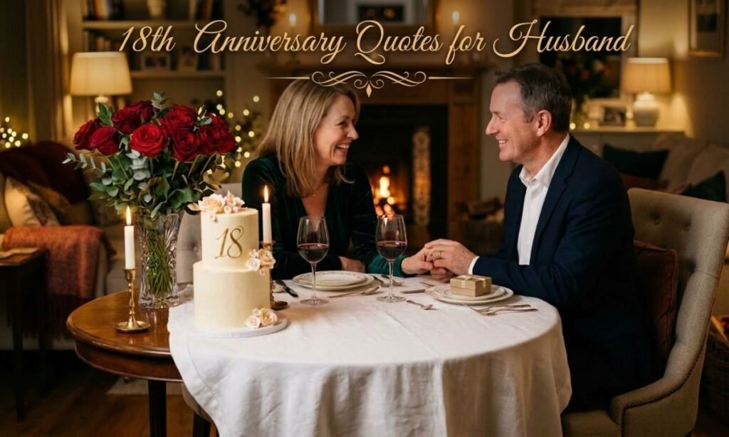 18th Anniversary Quotes for Husband