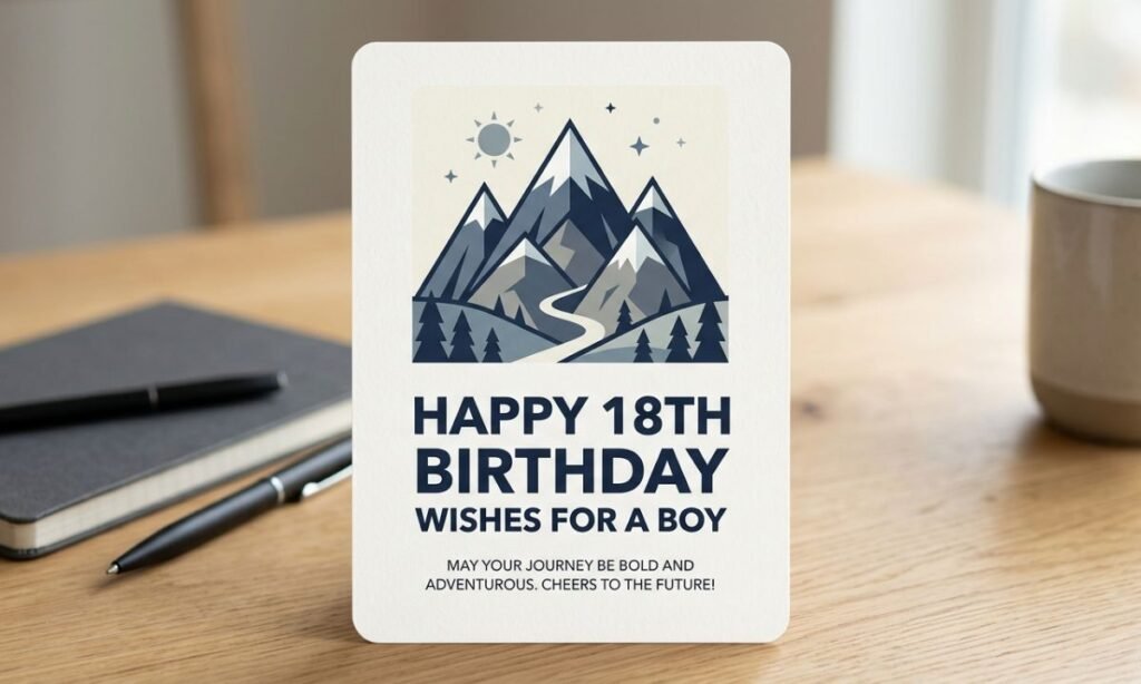 18th Birthday Wishes for a Boy