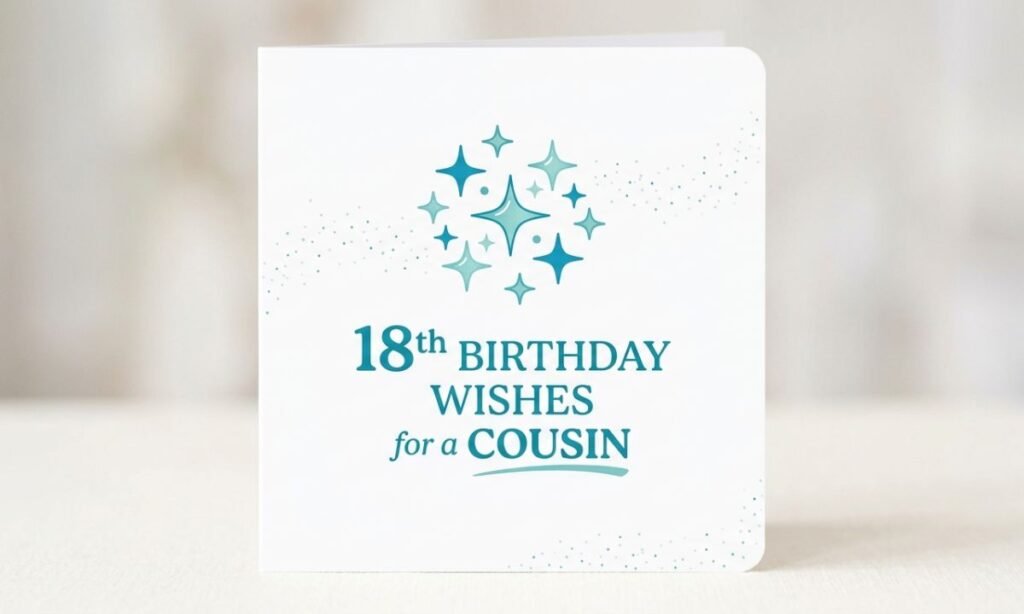 18th Birthday Wishes for a Cousin