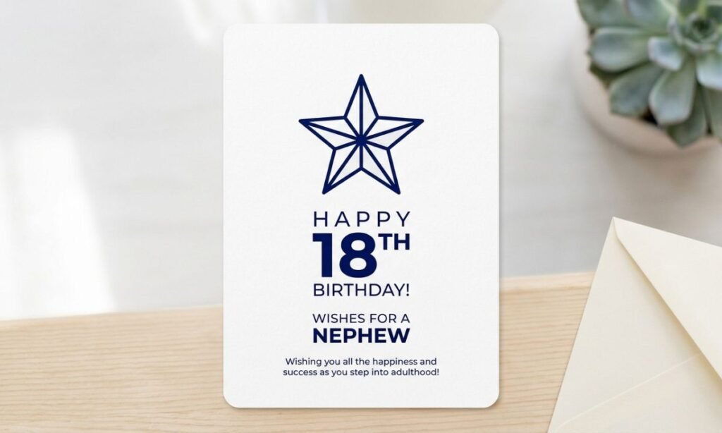 18th Birthday Wishes for a Nephew