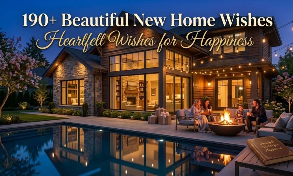 190+ Beautiful New Home Wishes Heartfelt Wishes for Happiness