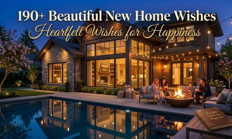190+ Beautiful New Home Wishes Heartfelt Wishes for Happiness