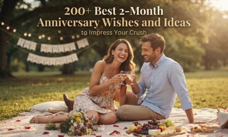 200+ Best 2 Month Anniversary Wishes and Ideas to Impress Your Crush