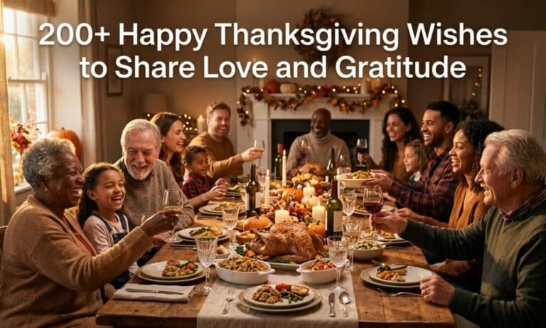 200+ Happy Thanksgiving Wishes to Share Love and Gratitude