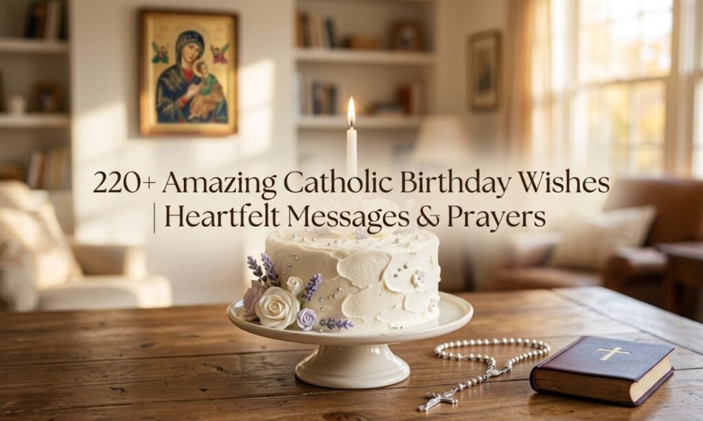 220+ Amazing Catholic Birthday Wishes Heartfelt Messages & Prayers