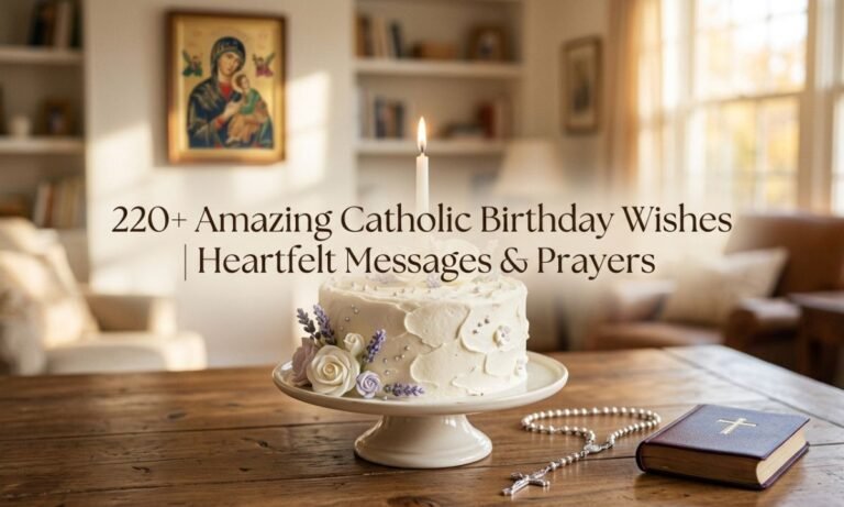220+ Amazing Catholic Birthday Wishes Heartfelt Messages & Prayers