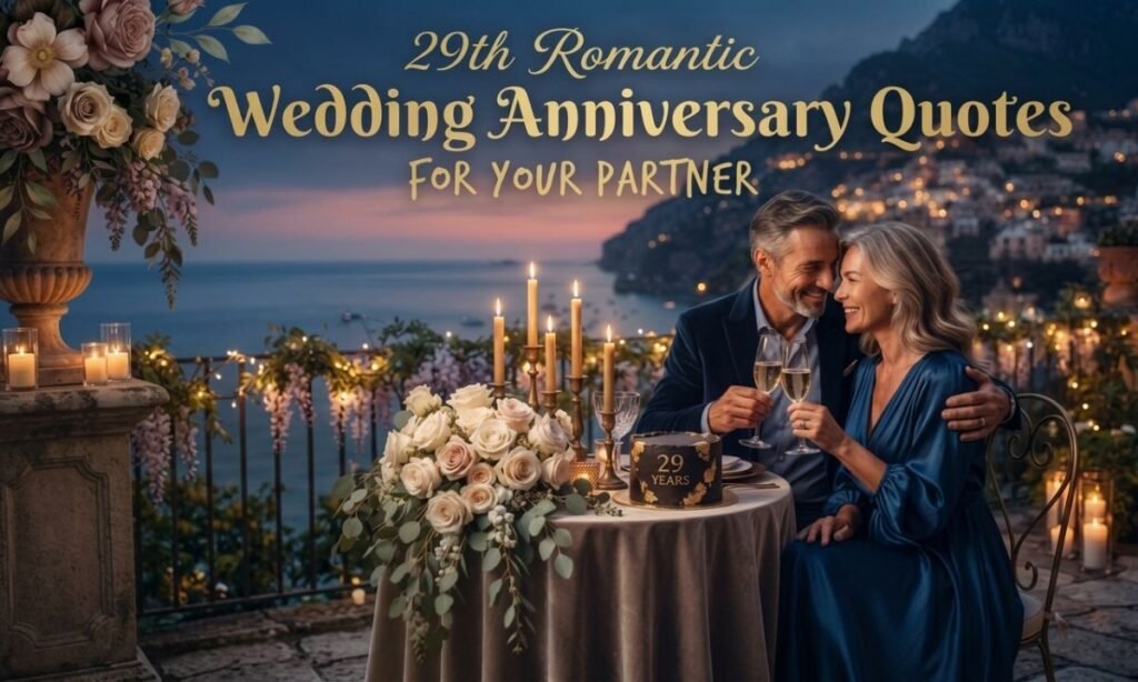 29th Romantic Wedding Anniversary Quotes For Your Partner