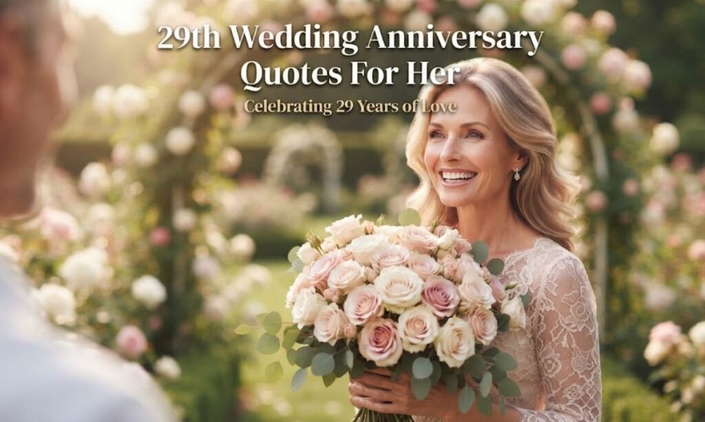 29th Wedding Anniversary Quotes For Her