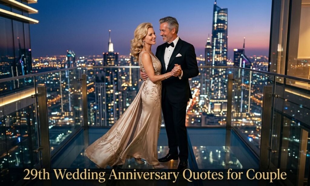 29th Wedding Anniversary Quotes for Couple