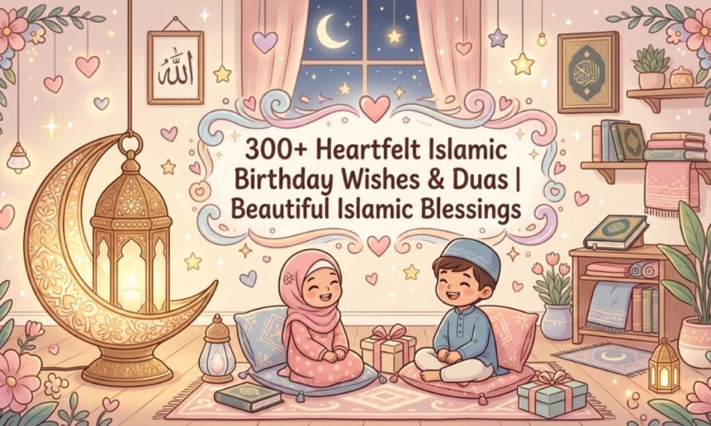 300+ Heartfelt Islamic Birthday Wishes & Duas Beautiful Islamic Blessings