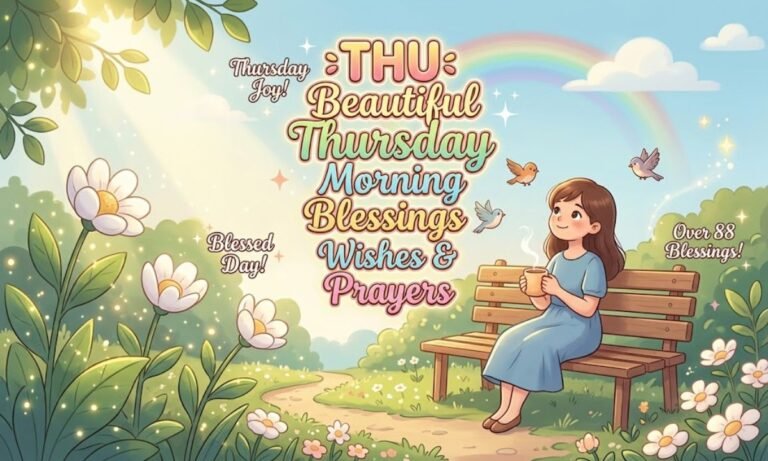 88+ Beautiful Thursday Morning Blessings Wishes & Prayers for a Blessed Day 