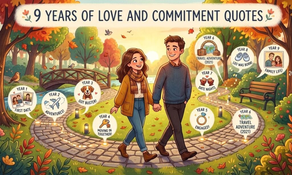 9 Years of Love and Commitment Quotes