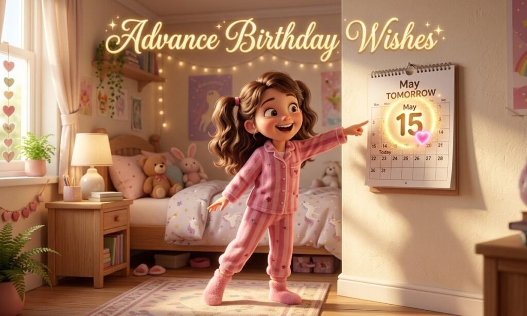 Advance birthday wishes