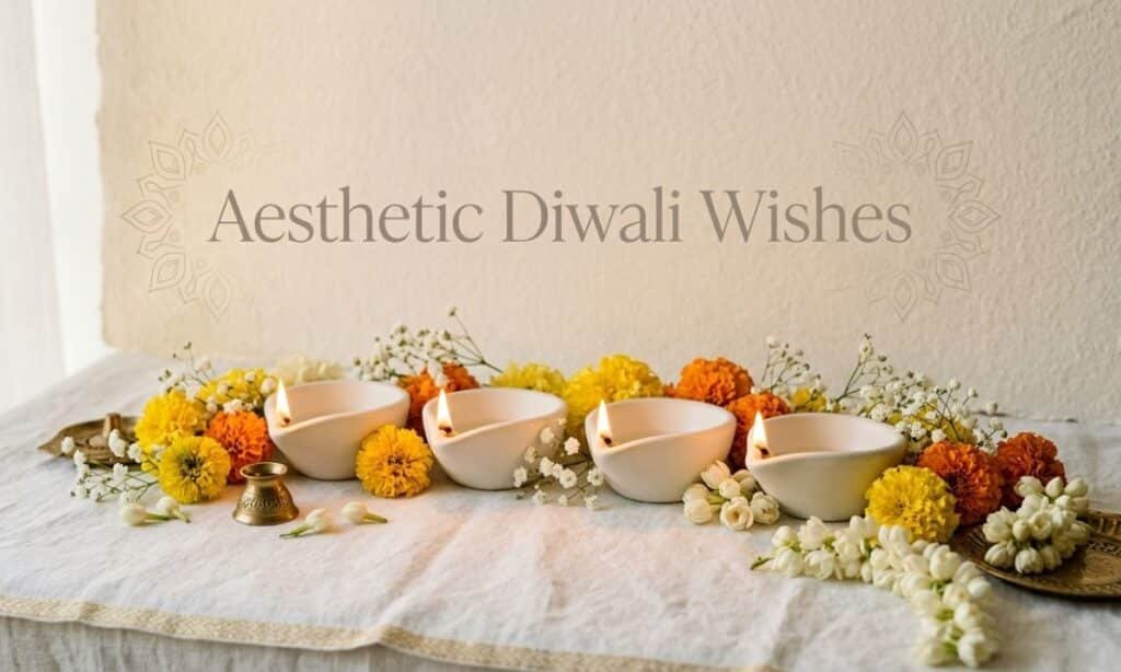 Aesthetic Diwali Wishes