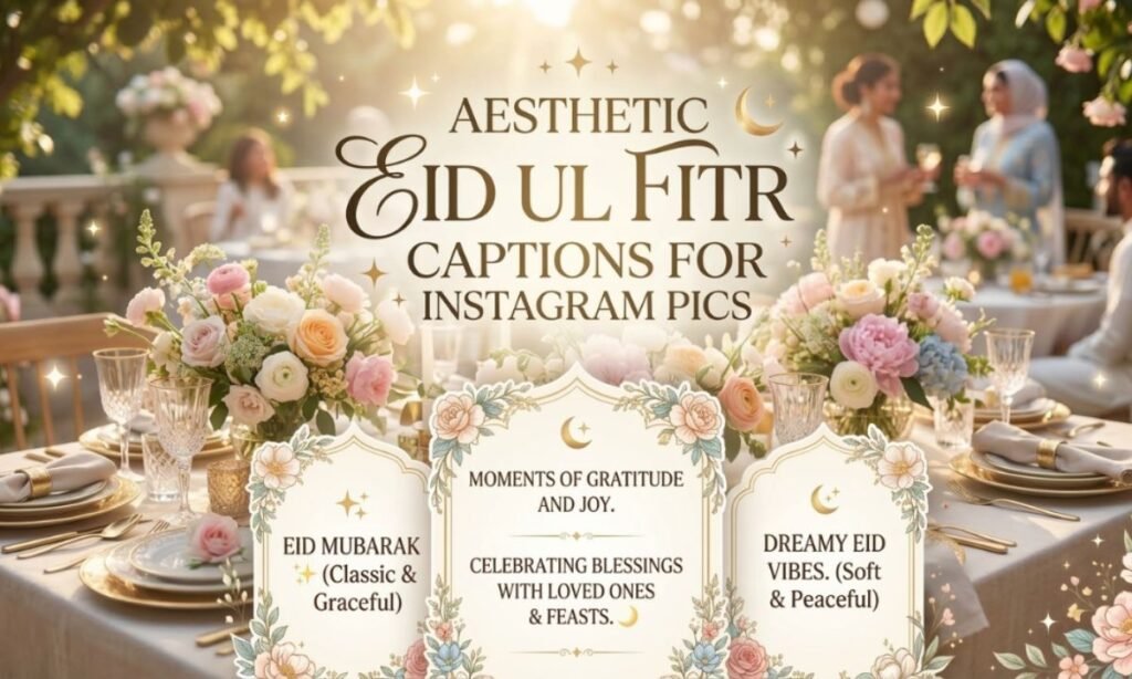 Aesthetic Eid Ul Fitr Captions for Instagram Pics 
