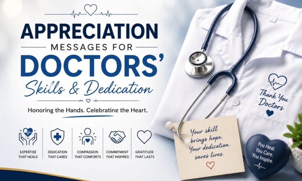 Appreciation Messages for Doctors’ Skills & Dedication