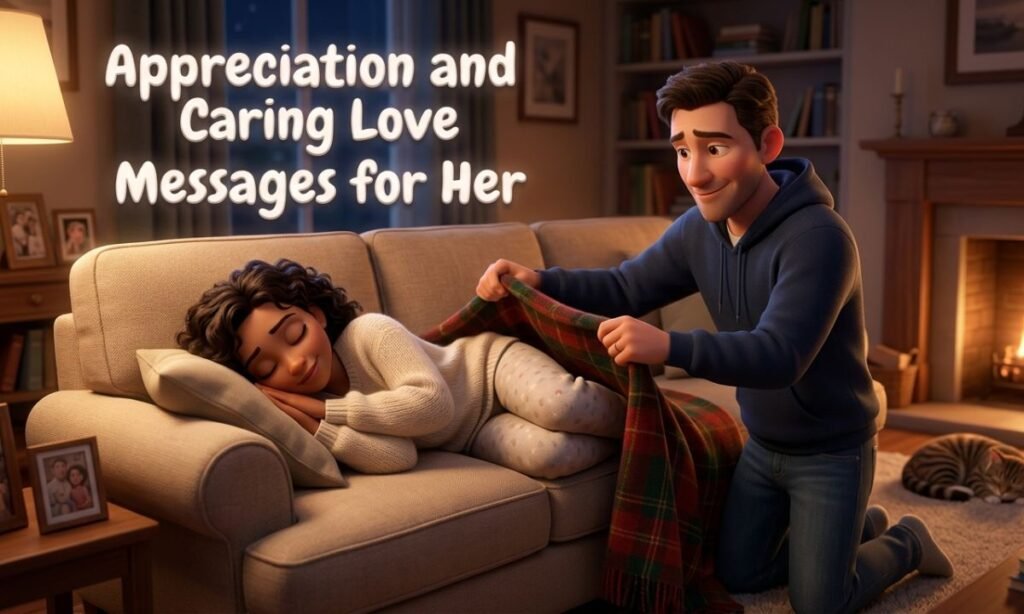 Appreciation and Caring Love Messages for Her
