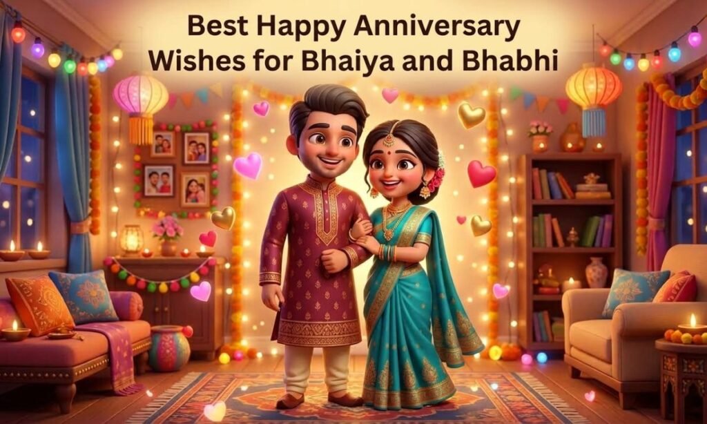 Best Happy Anniversary Wishes for Bhaiya and Bhabhi
