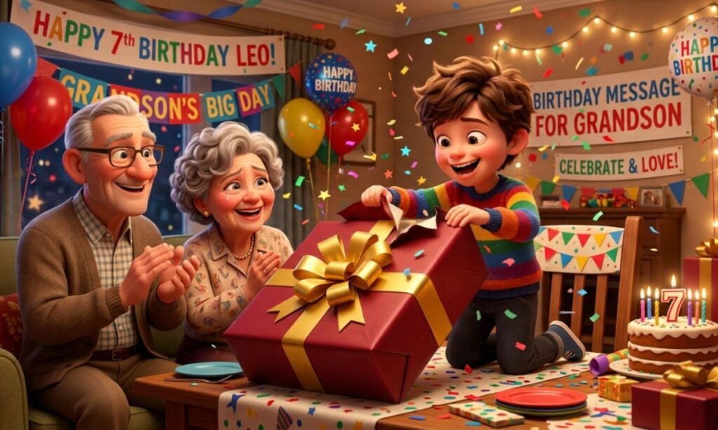 Birthday Message for Grandson
