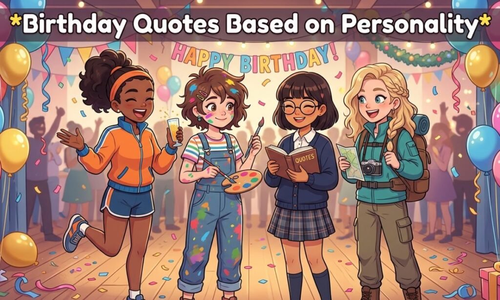 Birthday Quotes Based on Personality
