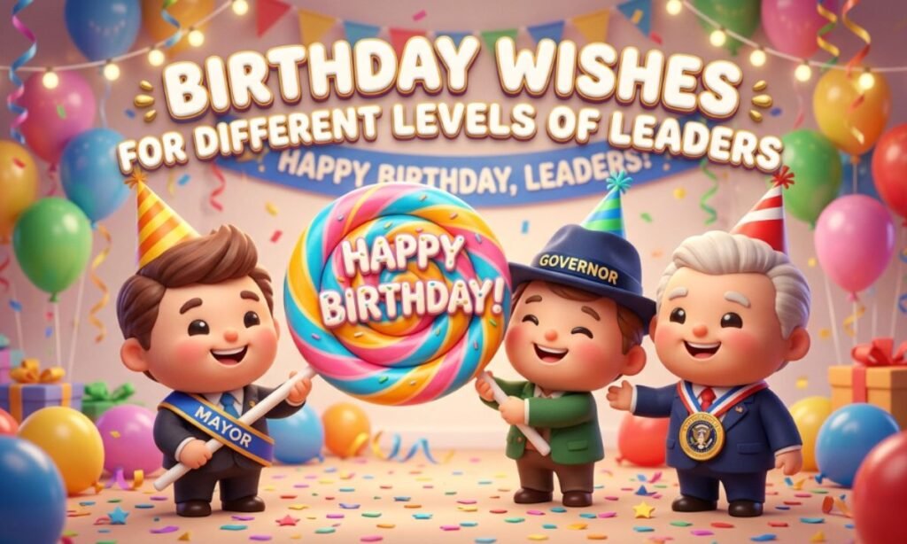 Birthday Wishes for Different Levels of Leaders