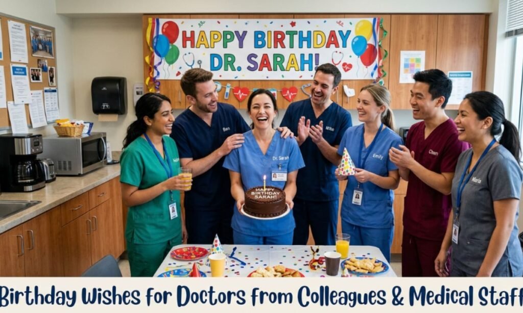 Birthday Wishes for Doctors from Colleagues & Medical Staff