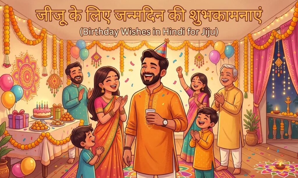 Birthday Wishes in Hindi for Jiju (जीजू के लिए जन्मदिन की शुभकामनाएं)