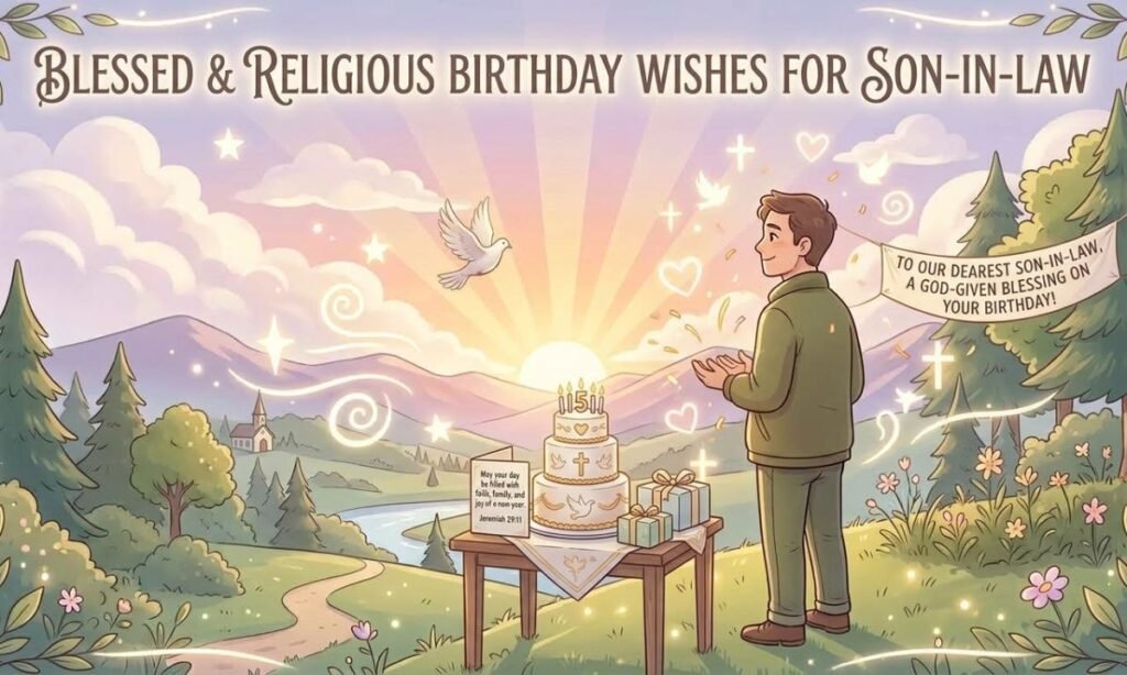 Blessed and Religious Birthday Wishes for Son-in-Law