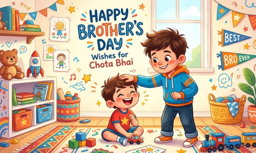 Brothers Day wishes for Chota Bhai
