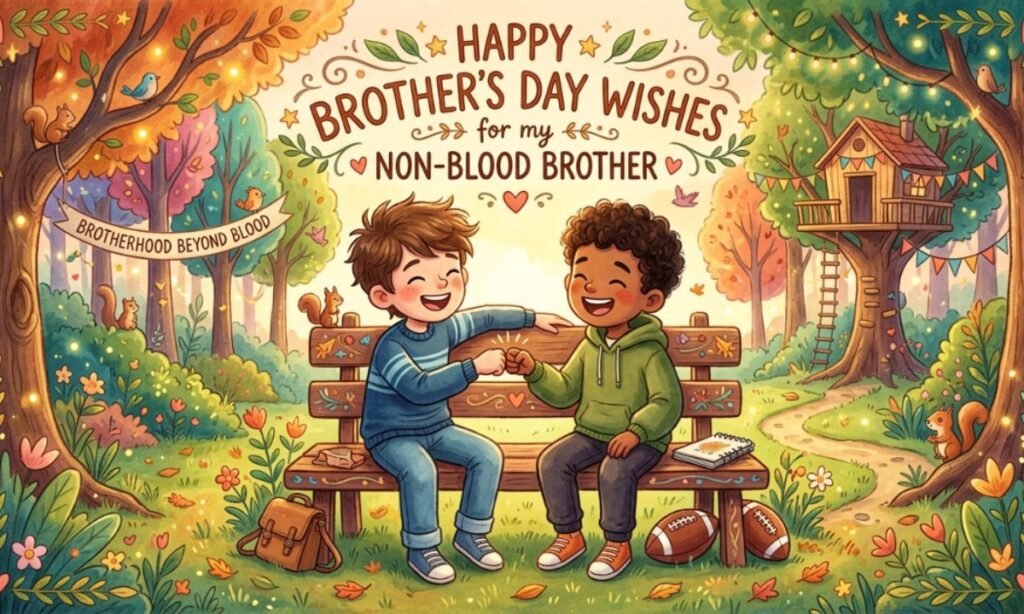 Brothers day wishes for non blood brother